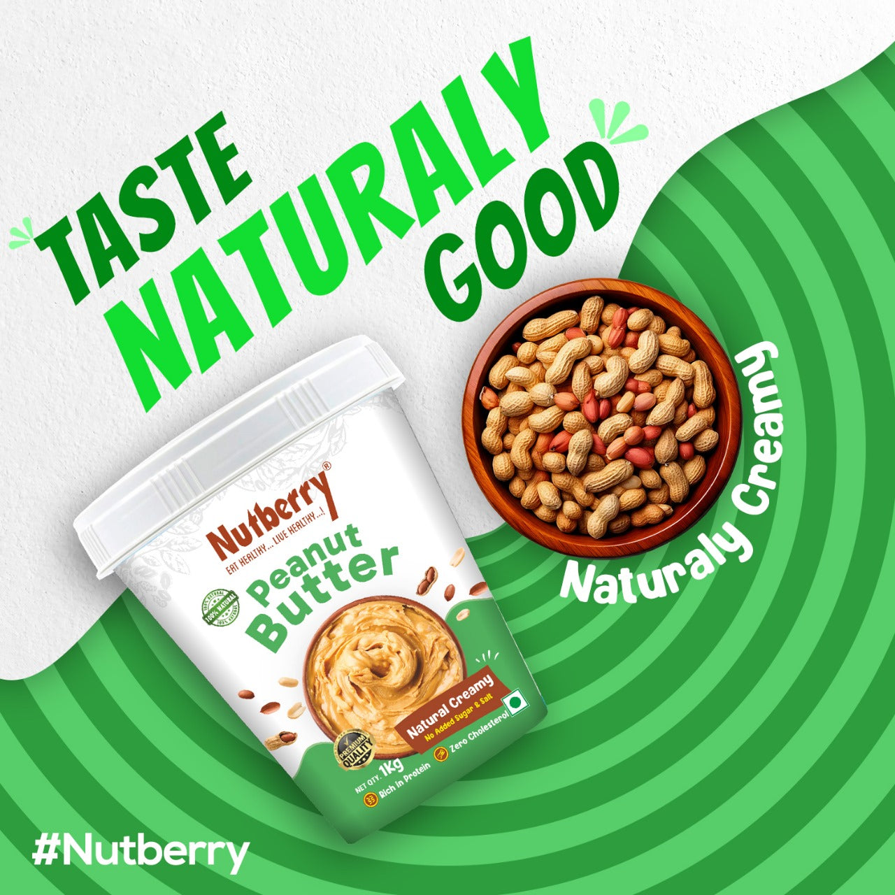 NATURAL CREAMY 1 KG+500G - COMBO