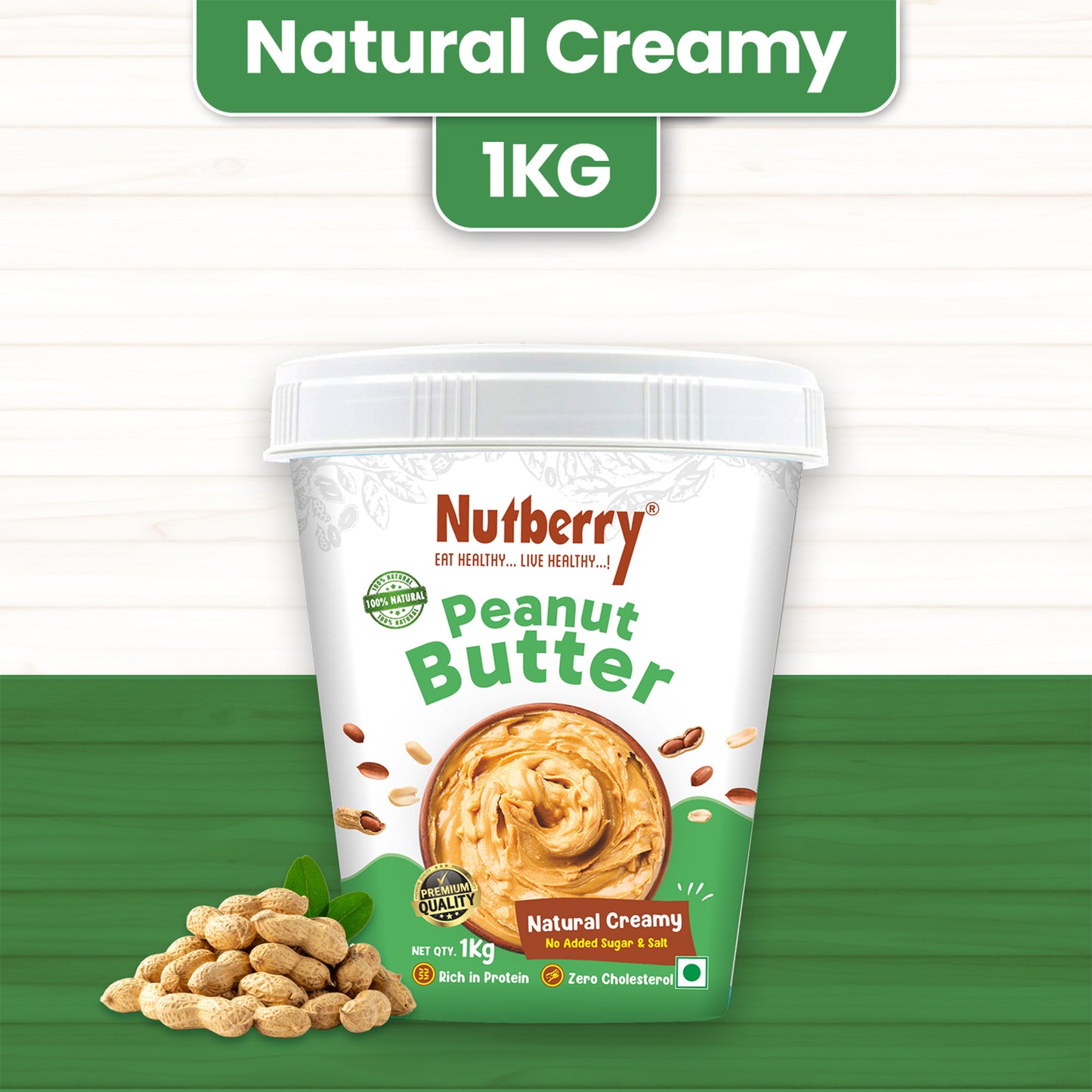 NATURAL CREAMY 1 KG+500G - COMBO