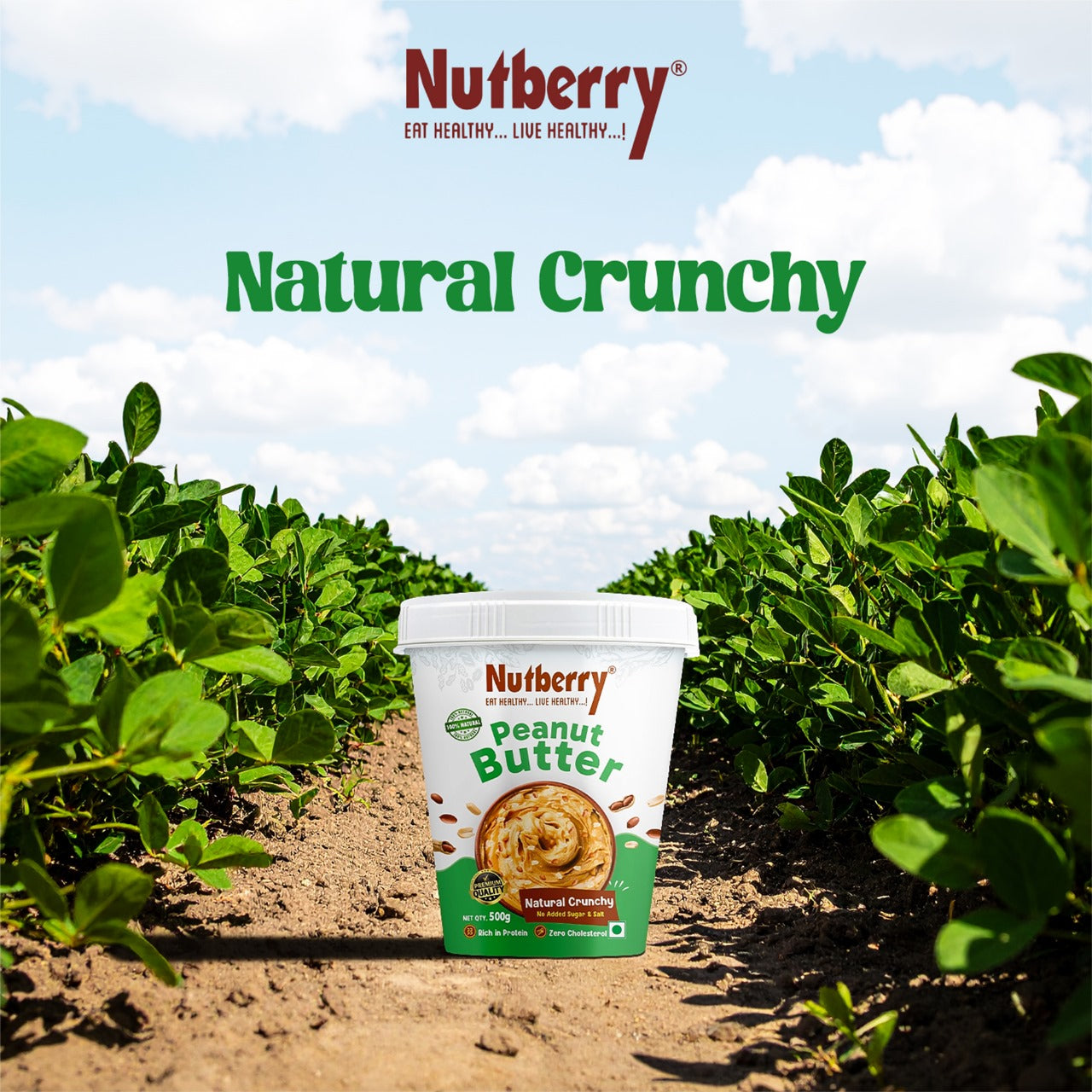 NATURAL CRUNCHY 500G+500G - COMBO