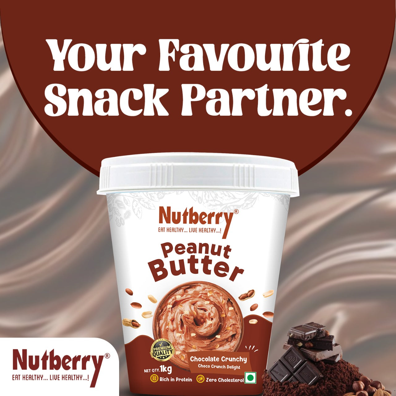CHOCOLATE CRUNCHY 1 KG+1KG - COMBO PACK !!