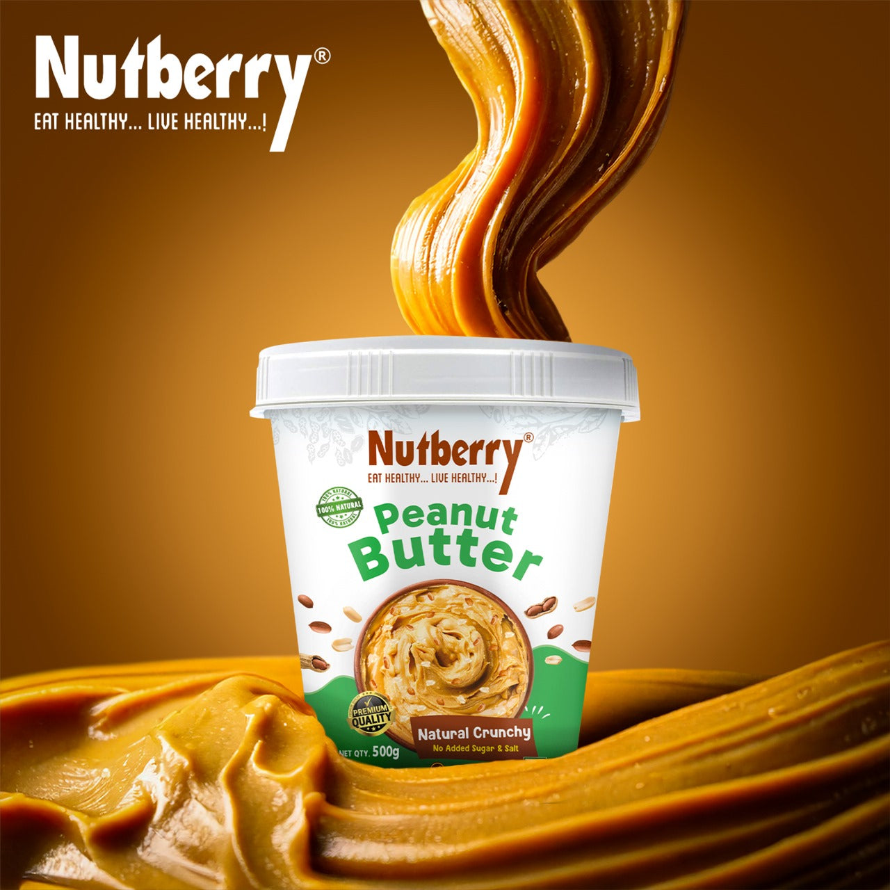 NATURAL CRUNCHY 500G+500G - COMBO