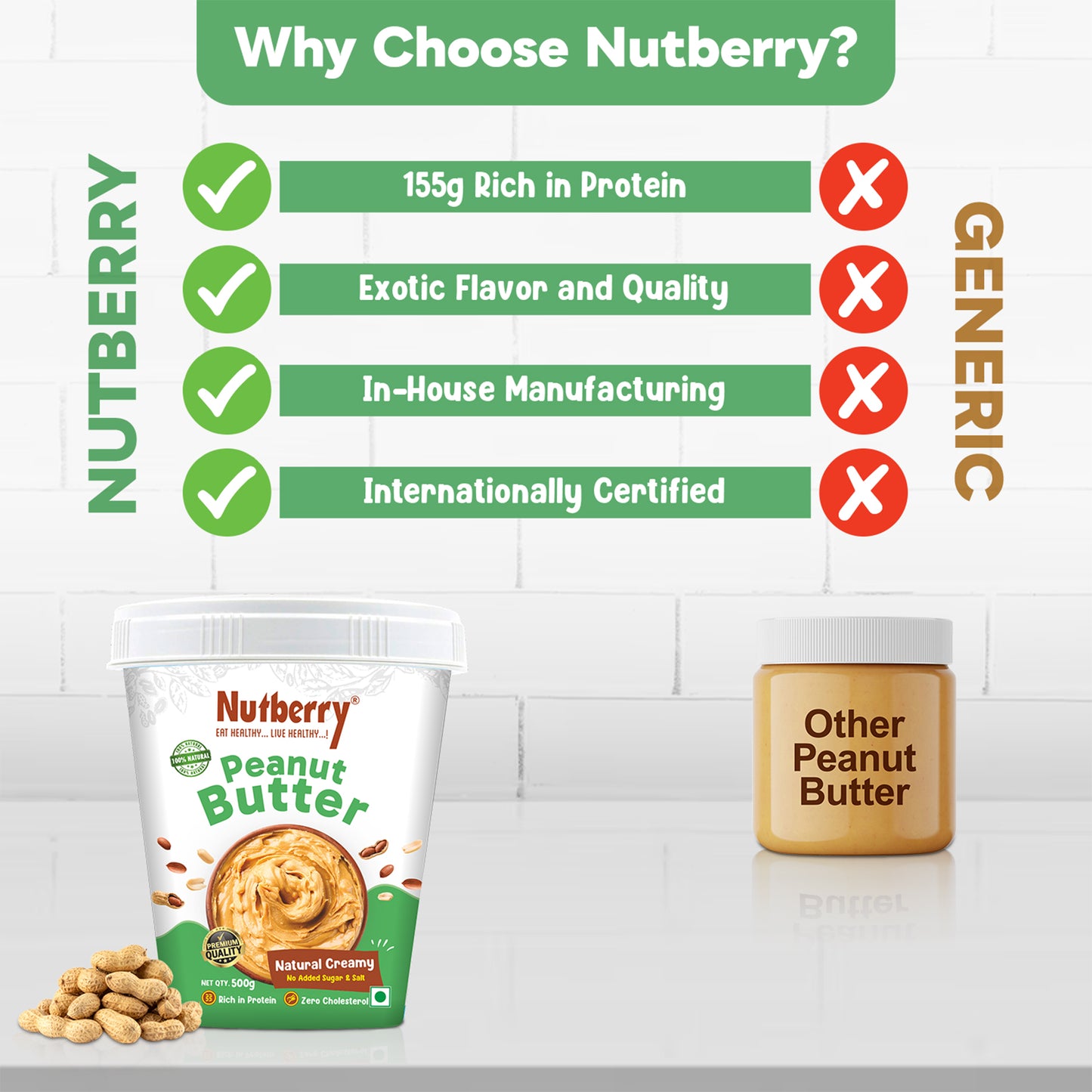NATURAL CREAMY 1 KG+500G - COMBO