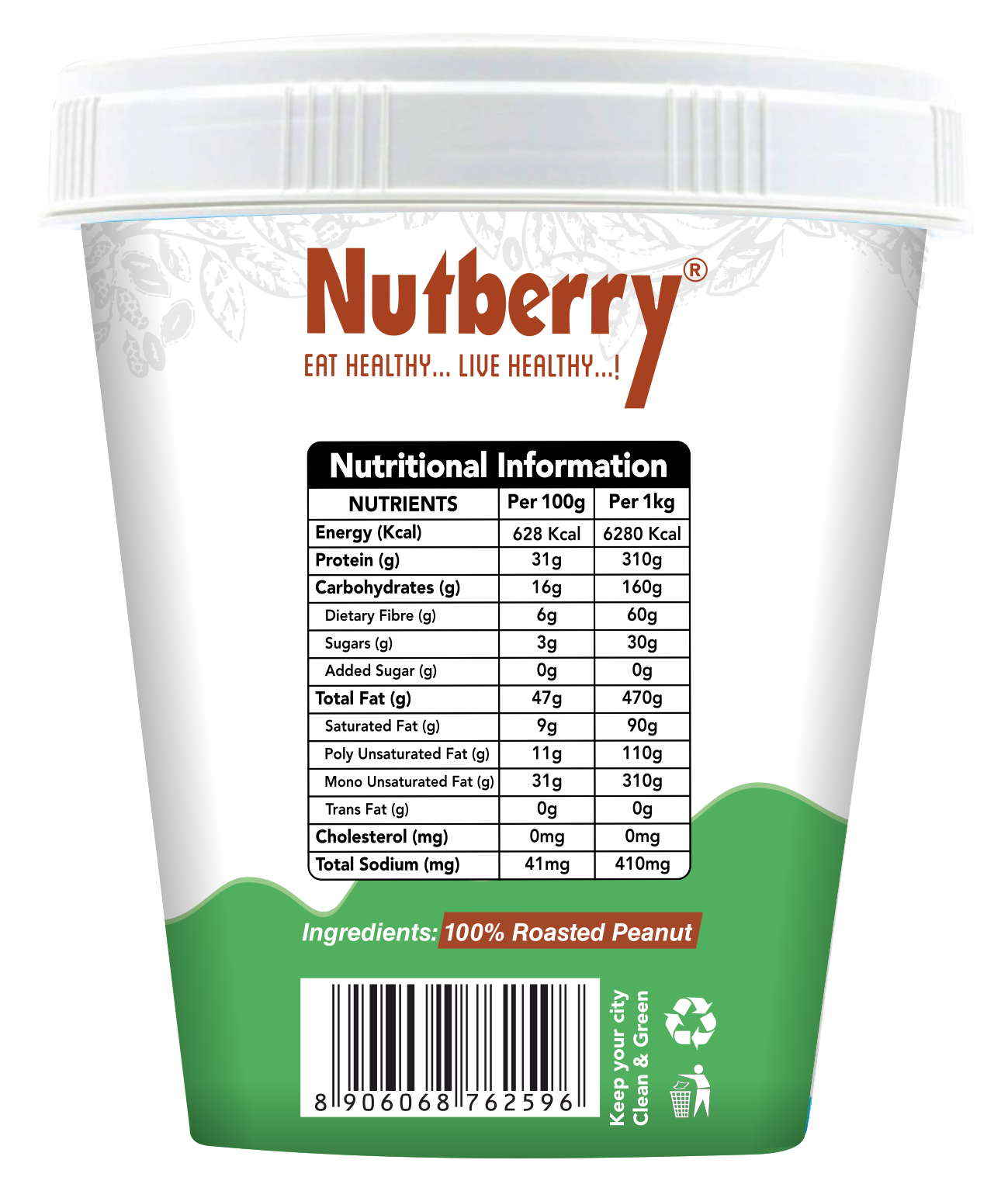 NATURAL CREAMY 1 KG+500G - COMBO