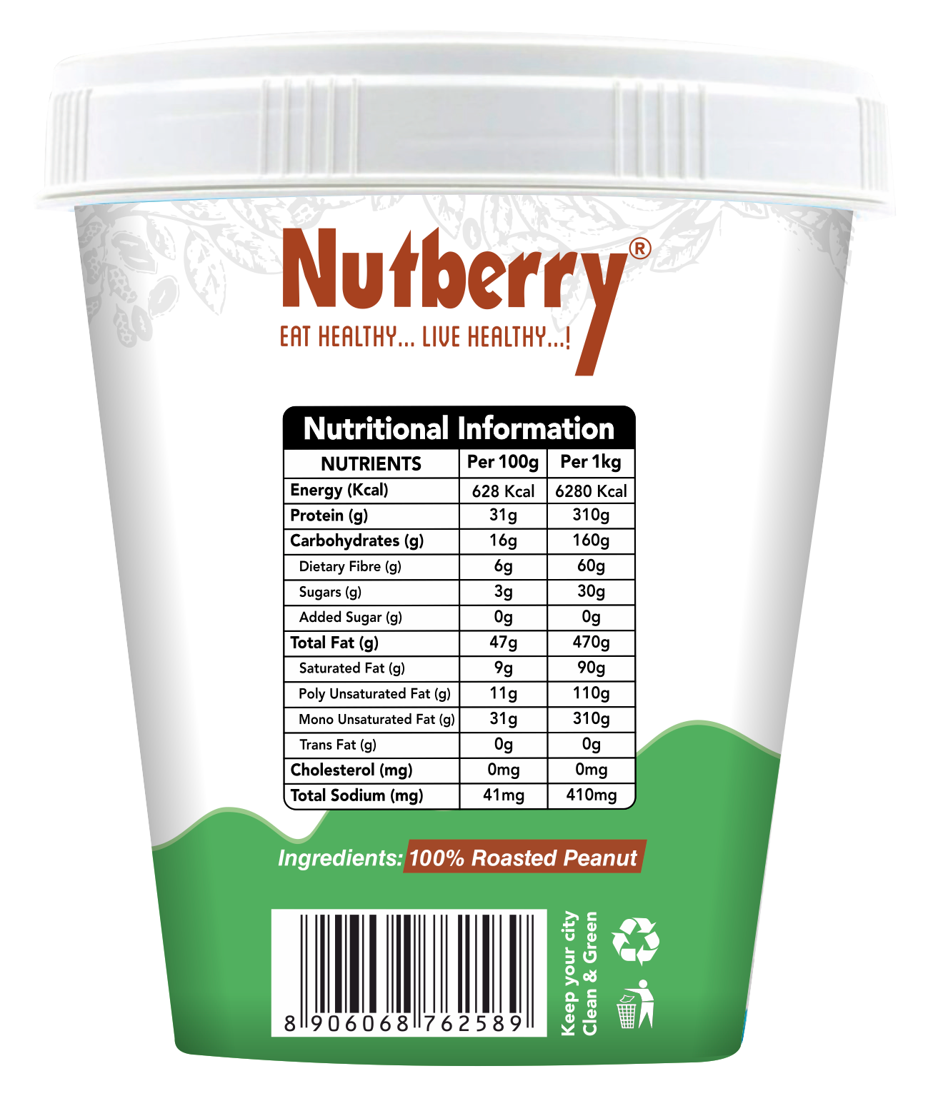 NATURAL CRUNCHY 1 KG+1KG - COMBO PACK !!