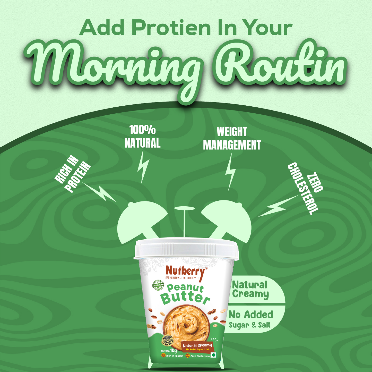 NATURAL CREAMY 1 KG+1 KG - COMBO