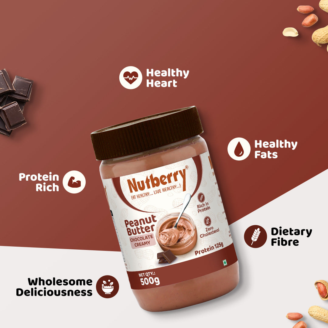 PEANUT BUTTER CHOCOLATE CREAMY500GM