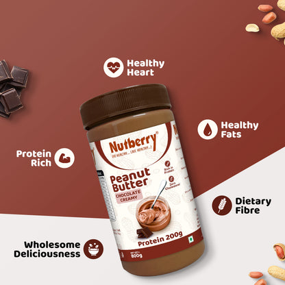 NUTBERRY PEANUT BUTTER CHOCOLATE 800GM