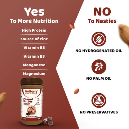 NUTBERRY PEANUT BUTTER CHOCOLATE 800GM