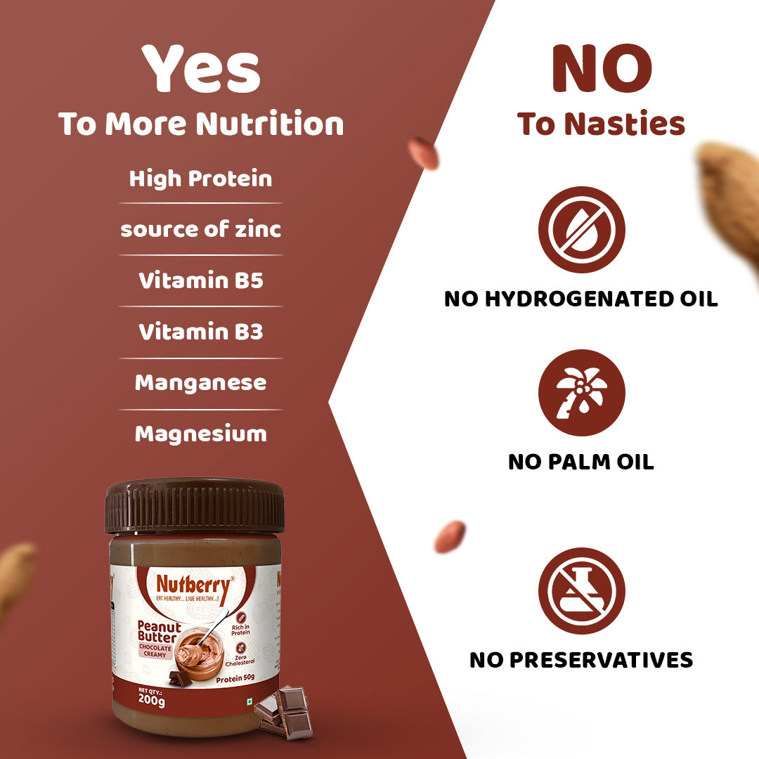 NUTBERRY PEANUT BUTTER CHOCOLATE 200GM