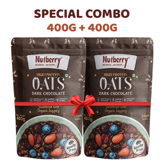 Oats Dark Chocolate 400gm Combo (400g 2x )