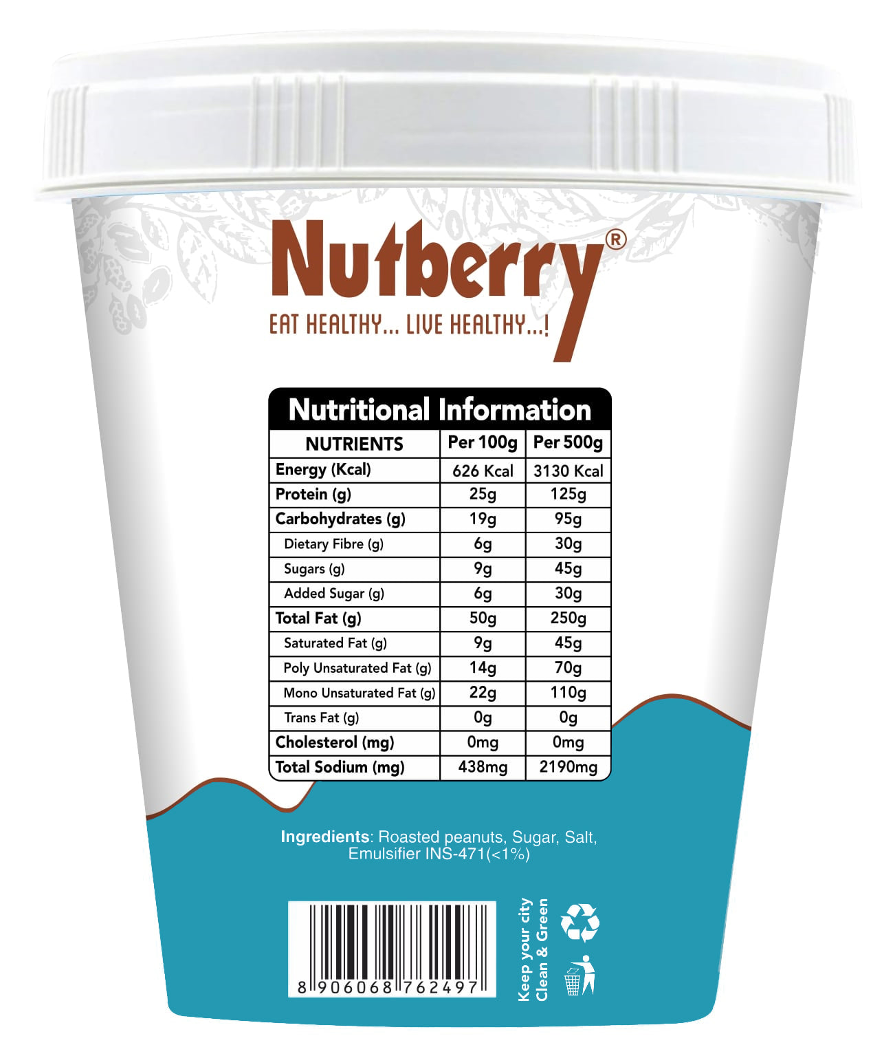 500G ALL FLAVOUR - CHOCO CREAMY+CHOCO CRUNCHY+CLASSIC CREAMY+CLASSIC CRUNCHY