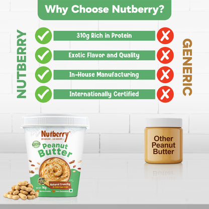 NATURAL CRUNCHY 1 KG + NATURAL CREAMY 1KG