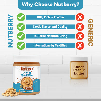 CREAMY 400G + CRUNCHY 400G