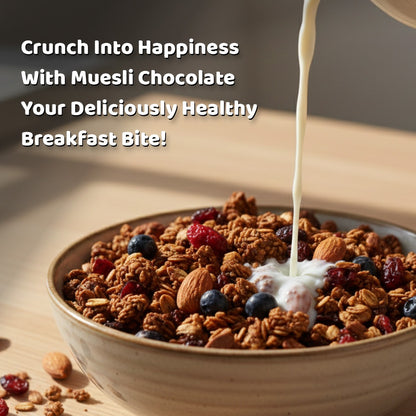 High Protein Muesli, Dark Chocolate 400gm