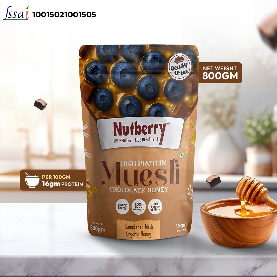 High Protein Muesli Chocolate Honey 800gm