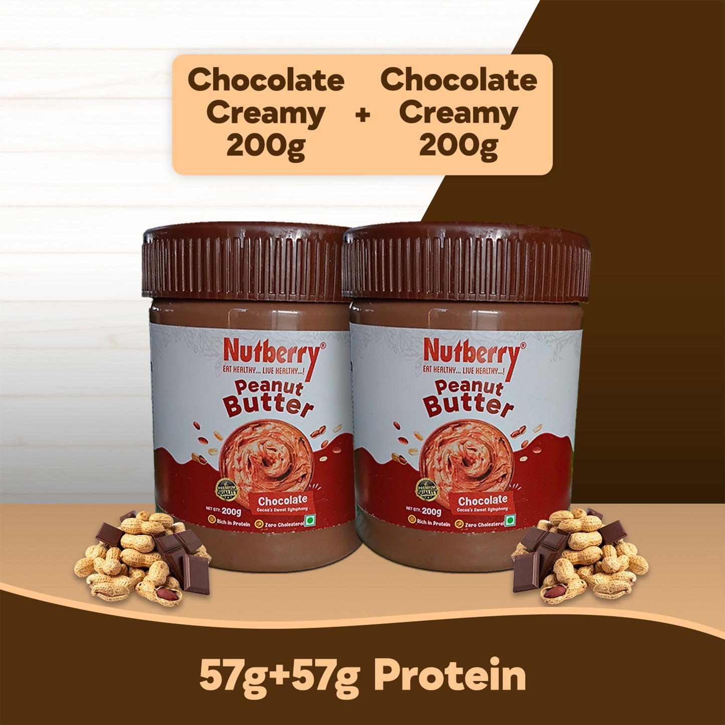 CHOCO CREAMY 200G+200G - COMBO