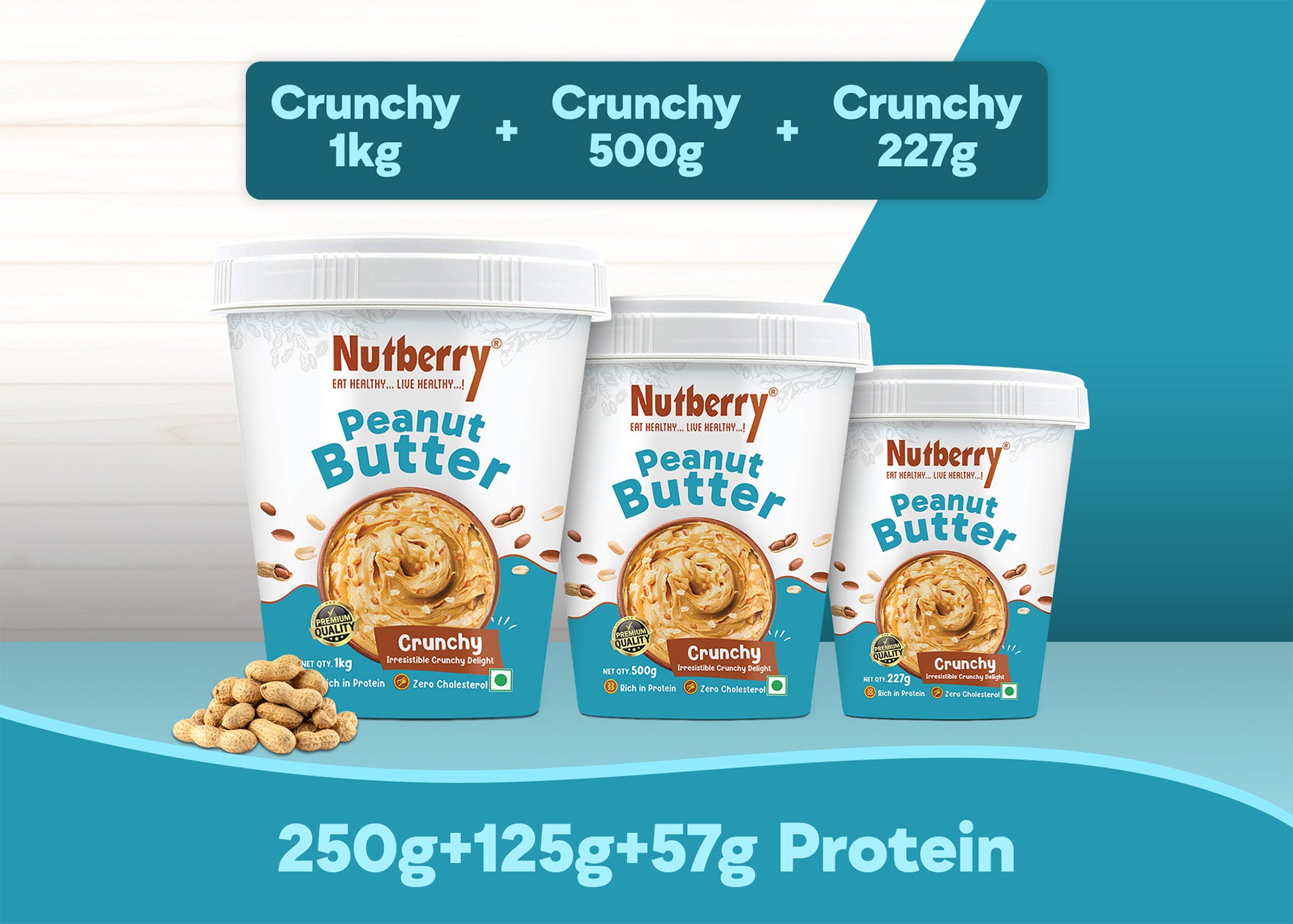 CLASSIC CRUNCHY 1KG+500G+227G - COMBO