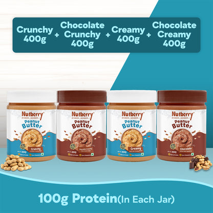 400G-CREAMY+CRUNCHY+CHOCO CREAMY+CHOCO CRUNCHY