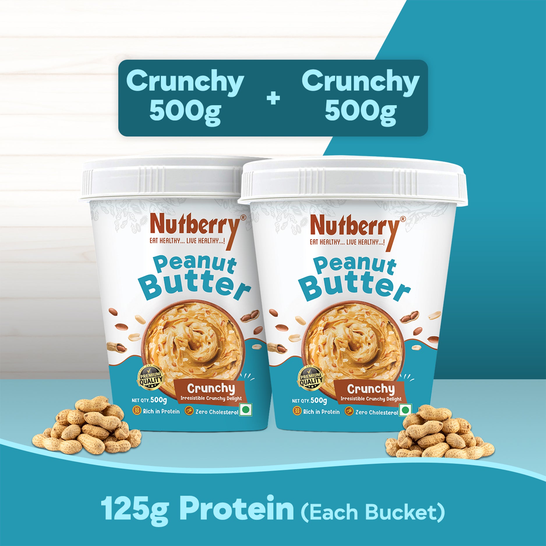 CRUNCHY 500 GRM + 500 GRM - COMBO PACK