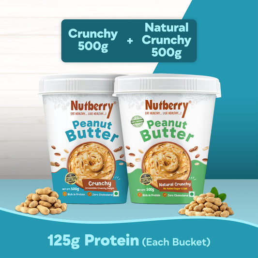 CRUNCHY 500 GRM + NATURAL CRUNCHY 500GRM
