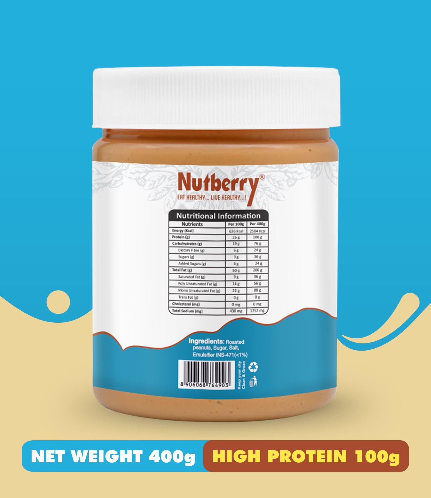 400G-CREAMY+CRUNCHY+CHOCO CREAMY+CHOCO CRUNCHY
