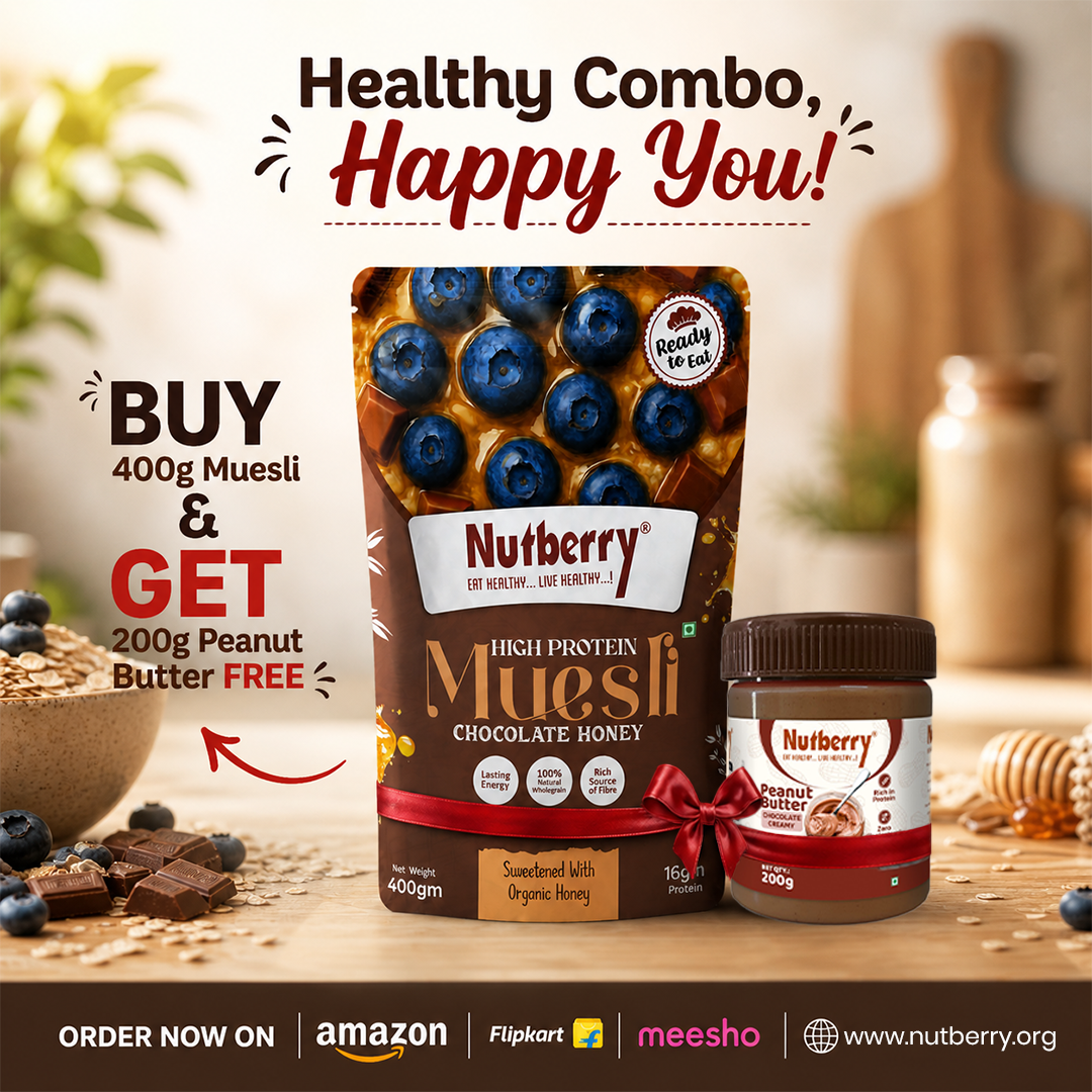 High Protein Muesli Chocolate Honey with Chocolate 200gm Free
