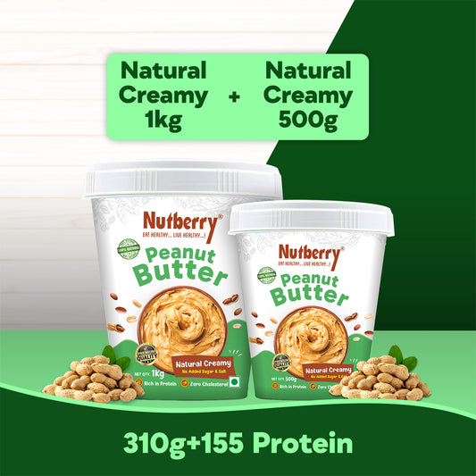NATURAL CREAMY 1 KG+500G - COMBO