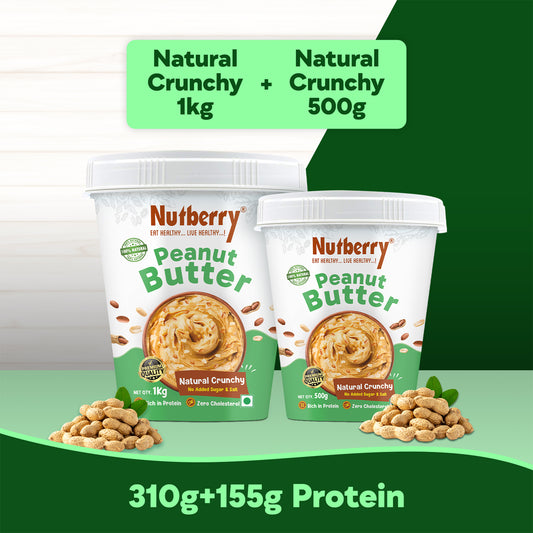 NATURAL CRUNCHY 1KG+500G - COMBO