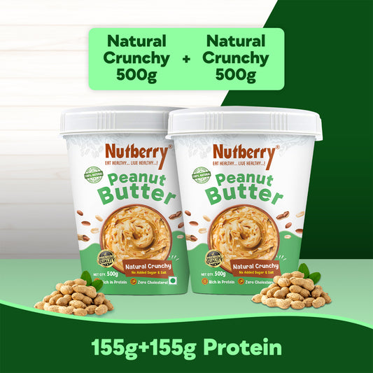 NATURAL CRUNCHY 500G+500G - COMBO