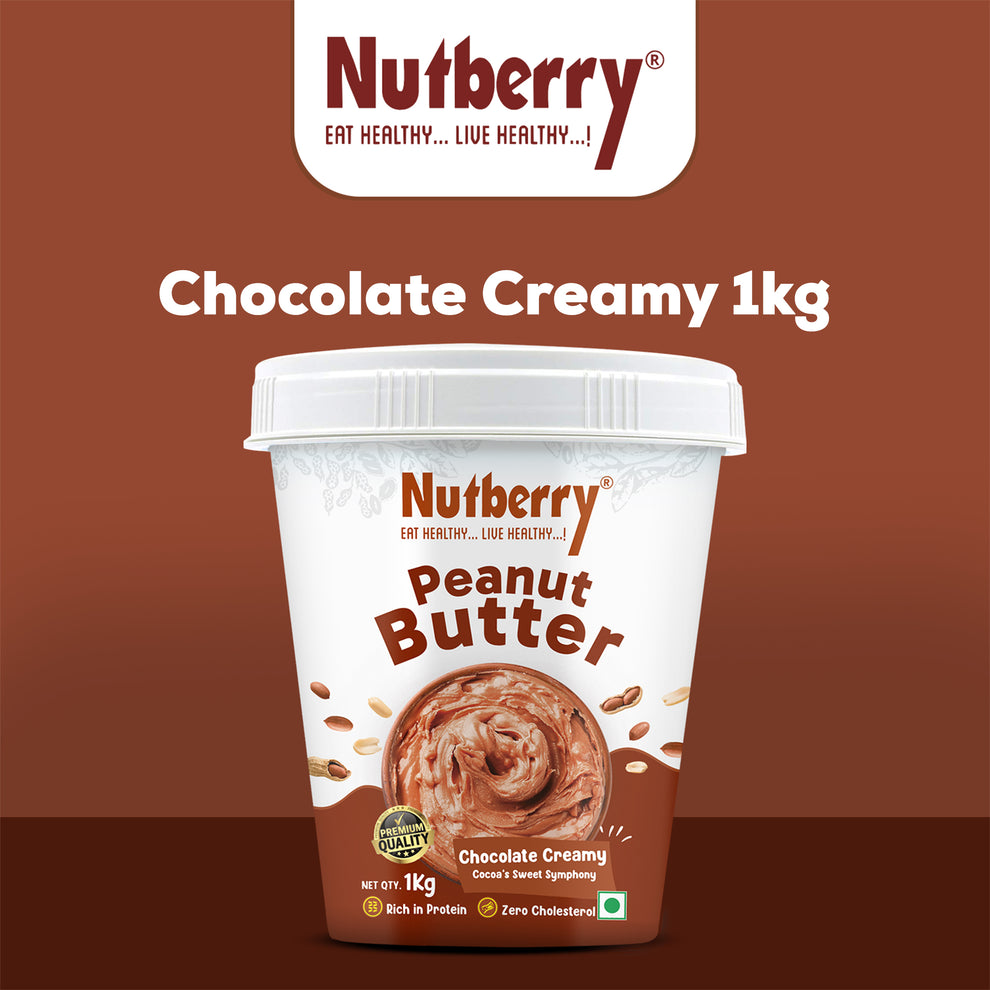 Nutberry Peanut Butter Chocolate Creamy 1kg in Bucket – NUTBERRY