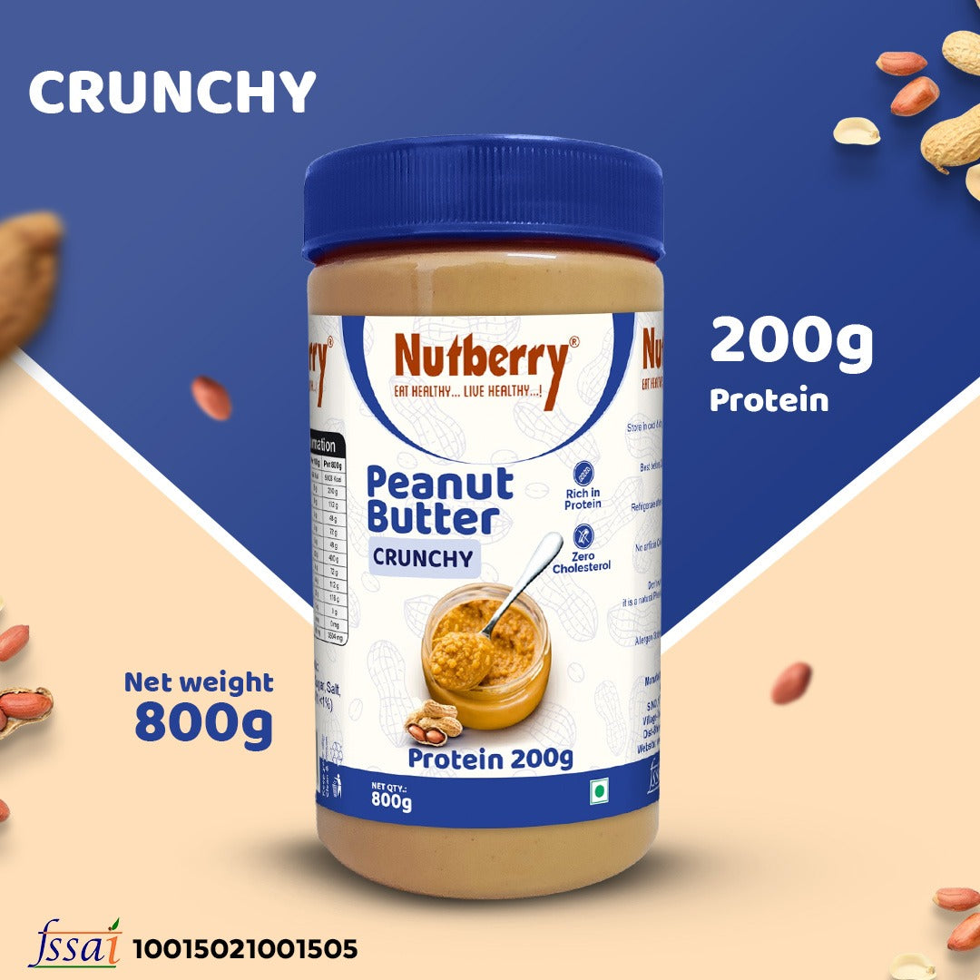PEANUT BUTTER CRUNCHY 800GM