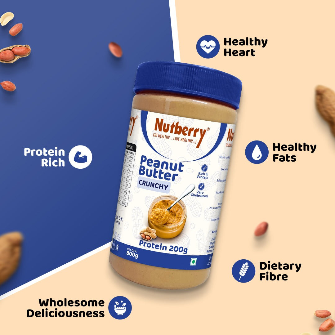 PEANUT BUTTER CRUNCHY 800GM