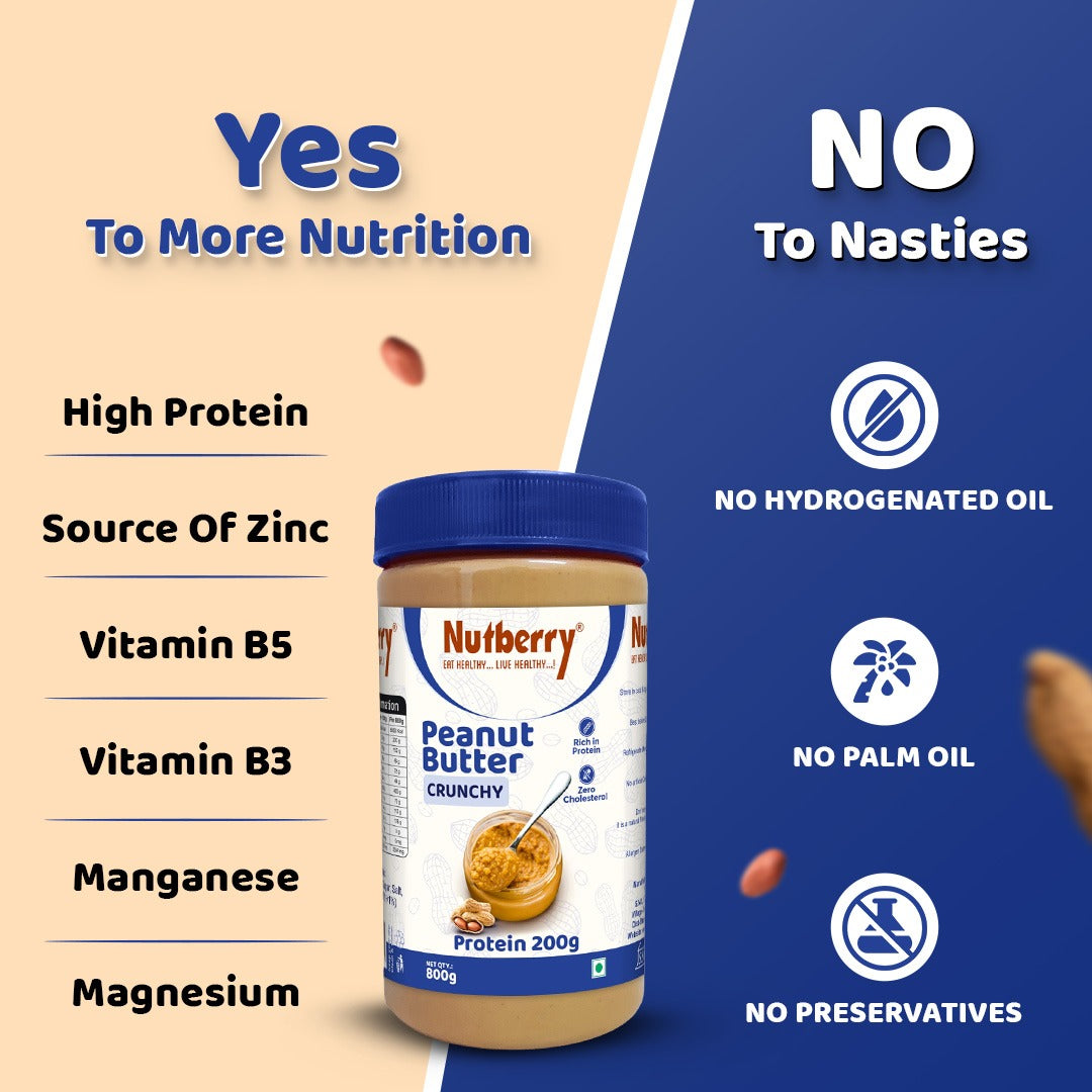 PEANUT BUTTER CRUNCHY 800GM