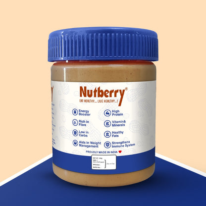 NUTBERRY PEANUT BUTTER CRUNCHY 200GM