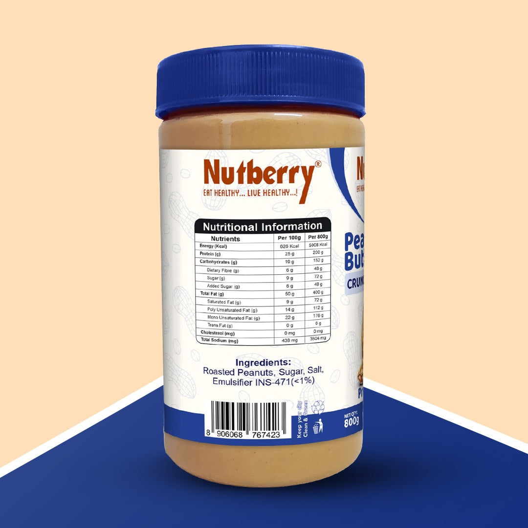PEANUT BUTTER CRUNCHY 800GM